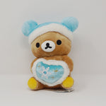 2008 Blue Snow Crystal Rilakkuma Plush - Rilakkuma Lawson Limited - San-X