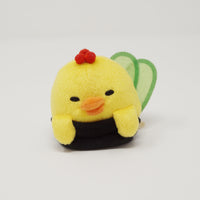 2020 Ikura Sushi Kiiroitori Plush Prize Keychain - Sushi Rilakkuma