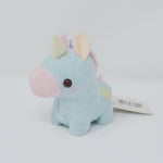 Blue Unicorn Puchimaru Mini Plush Keychain - Amuse