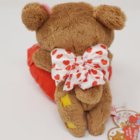 2020 Chairoikoguma with Heart Cushion Plush Bear - Rilakkuma Store & Kiddyland Limited - San-X