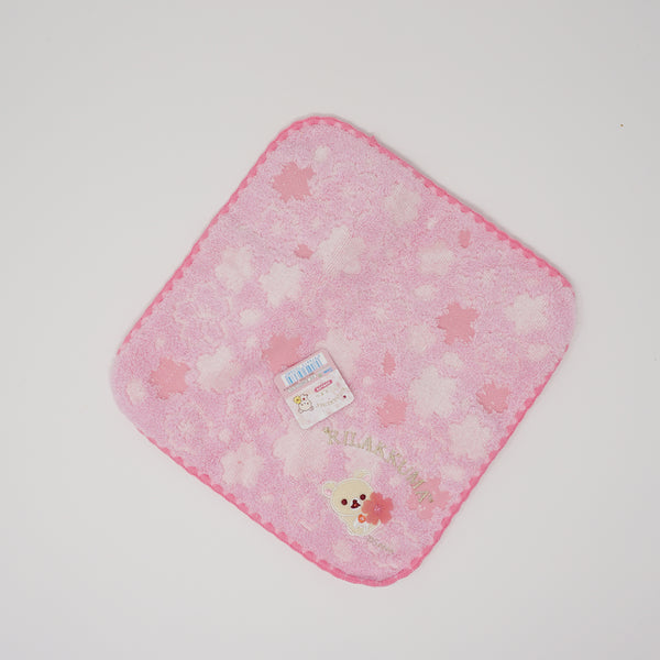 2018 Mini Pink Towel - Sakura Cherry Blossom Rilakkuma San-X