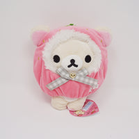 2014 Korilakkuma in Pink Strawberry Plush - Rilakkuma Store Limited Paris Strawberry Theme - San-X