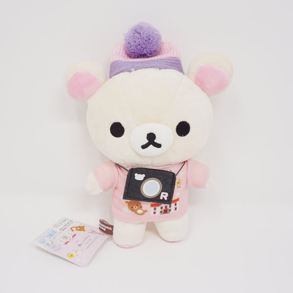 2015 Korilakkuma with Camera Plush  - Rilakkuma Sapporo Store Limited Souvenir Theme Hokkaido