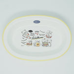 Rilakkuma Oval Plastic Bowl - Deli Theme