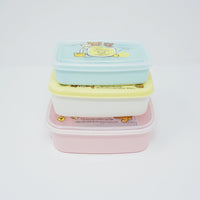 Set of 3 Rilakkuma Nested Bento Lunch Boxes - Deli Theme