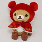 2020 Medium Rilakkuma in Red Cape Plush - Rilakkuma Fairy Tale - San-X