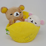 2015 Rilakkuma & Korilakkuma Lemon Sleeping Plush Set - Lawson Loppi Limited