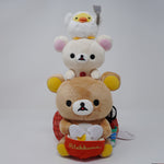 2012 Rilakkuma, Korilakkuma and Kiiroitori Plush Set - Tamago Theme Rilakkuma