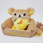 2013 Rilakkuma Sofa & Kiiroitori Pillow Multipurpose Plush Holder - Rilakkuma Closet