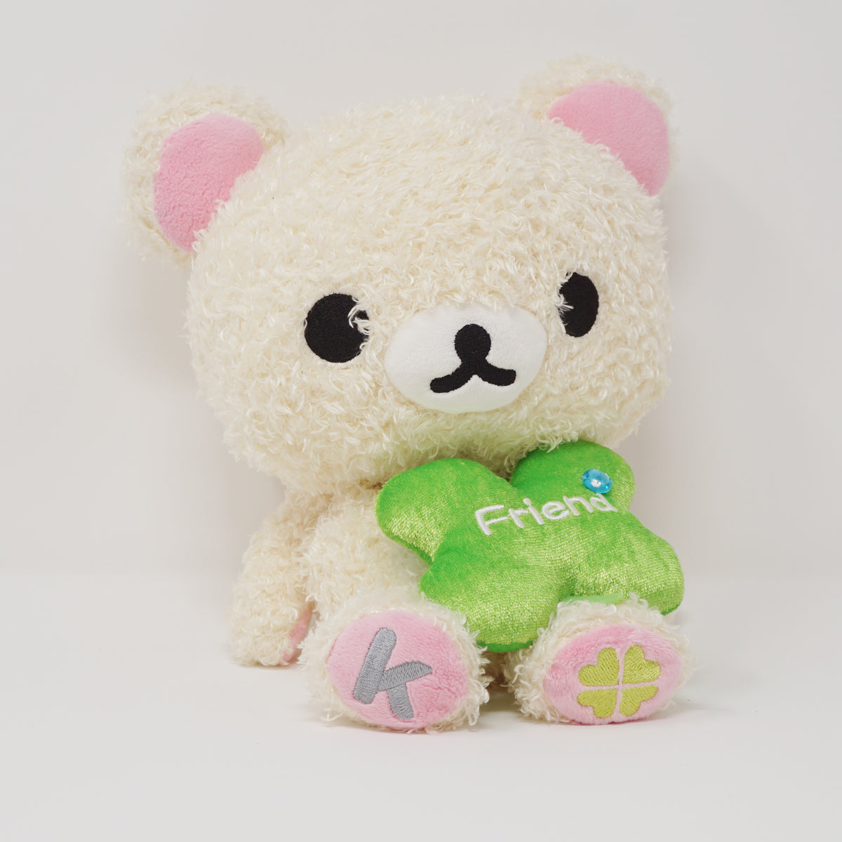 2007 Large Fuzzy Korilakkuma with Clover Plush - Happy Rilakkuma – Mary ...