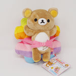 2010 Rilakkuma Rainbow Wrist Rest Plush - Happy 7 Rilakkuma Rainbow Store Caravan Limited - San-X