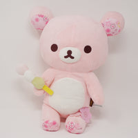 (Secondhand) Rilakkuma Medium Pink Cherry Blossom Sakura with Dango Plush - Rilakkuma - San-X