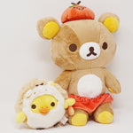 2020 Rilakkuma Apple Outfit with Kiiroitori Plush Set - Loppi Limited Rilakkuma San-X