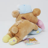 2009 Sleepy Rilakkuma with Cushion Plush - Staying up Late Theme - San-X