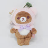 2022 Chairoikoguma Cherry Plush Keychain - Rilakkuma KoriKogu's Jewel Cherry Theme - San-X