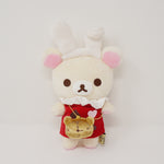 2018 Korilakkuma White Bunny Rabbit Plush - Rilakkuma in Wonderland (No Tags)