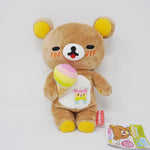 2010 Rilakkuma Blushing Ice Cream Plush - Happy Rainbow Rilakkuma Store Limited - San-X