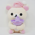 (No Tags) 2009 Korilakkuma with Star Pajama Sitting Plush  - Staying Up Late Rilakkuma - San-X