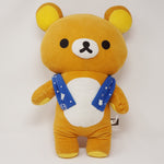 2013 Rilakkuma with Blue Towel Big Prize Plush - Rilakkuma San-X