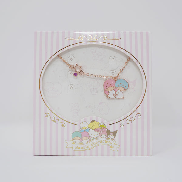 Little Twin Stars Gold Enamel Charm Necklace - Sanrio – Mary Bear