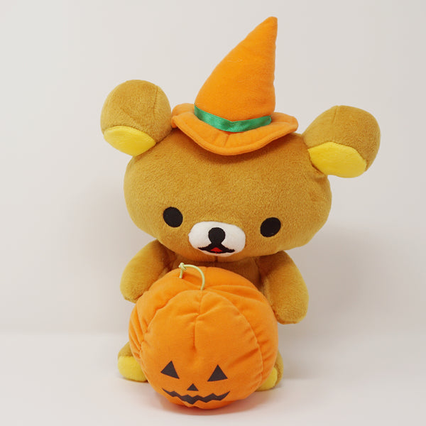 2007 Rilakkuma with Pumpkin Plush - Halloween Rilakkuma