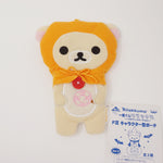 2008 Pumpkin Korilakkuma with Candy Flat Pouch Prize Plush - Rilakkuma Halloween