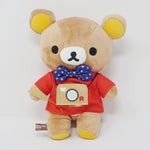 (No Tags) 2017 Rilakkuma Bow Tie & Camera Plush - Kansai Souvenir Theme Rilakkuma Store - San-X