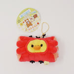 2021 Kiiroitori Kani Crab Sausage Plush Keychain -  Rilakkuma Bento Series - San-X