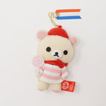 2010 Korilakkuma Plush Keychain - Bonjour Paris Rilakkuma - San-X