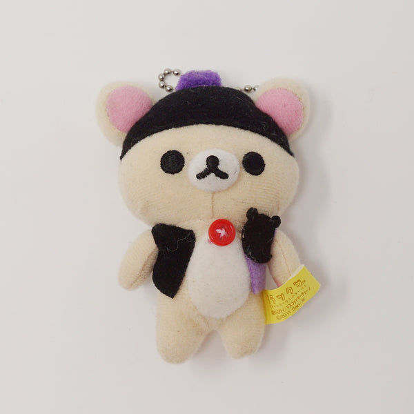 2011 Korilakkuma Plush Prize Keychain - Ghost Halloween Rilakkuma