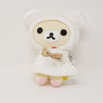 2014 Korilakkuma White & Gold Winter Cape Prize Plush - Rilakkuma Christmas - San-X