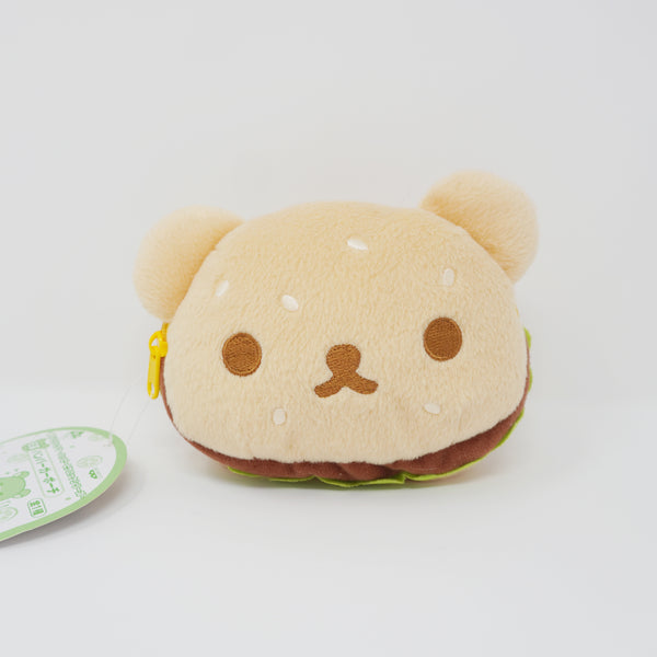 2012 Rilakkuma Burger Plush Zipper Pouch Prize - Happy Picnic - San-X