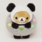 2015 Panda Rilakkuma Plush - Relax with Panda Goron Lazy Theme Kiddyland Limited