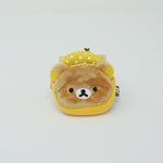 (2019) Yellow Rilakkuma Backpack Keychain - Always Together Collection