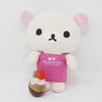 (Detached Tag) 2011 Korilakkuma with Strawberry Cake Plush - Chocolate & Coffee Rilakkuma - San-X Valentine's