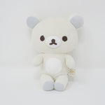 (No Tags) 2021 Mini Rilakkuma White Corduroy Plush - Store Limited - San-X