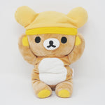 2005 Rilakkuma with Orange Hat Plush - Going Out - San-X