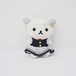 (No Tags, No Keychain) 2021 Korilakkuma Polka Dot Dress Plush Keychain - Always with Rilakkuma - San-X