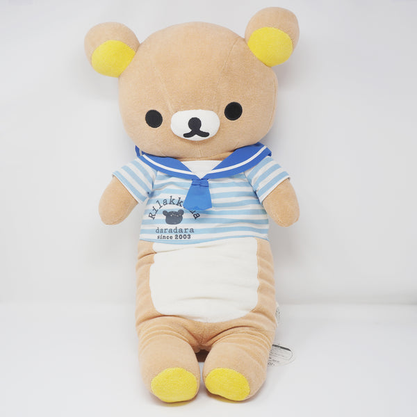 2012 Rilakkuma Marine Sailor Outfit Long Prize Plush - Daradara Rilakkuma - San-X