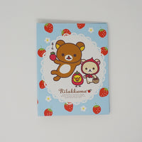 Rilakkuma with Strawberries Hardbound Booklet