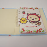 Rilakkuma with Strawberries Hardbound Booklet