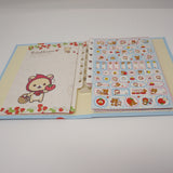 Rilakkuma with Strawberries Hardbound Booklet