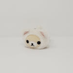 2015 Korilakkuma in White Cat Costume (Prize Toy) Plush Keychain - Cat Theme