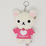 Pink T-Shirt Korilakkuma Plush Keychain