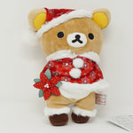 2015 Rilakkuma Poinsettia Outfit Plush - Christmas Rilakkuma Store Limited