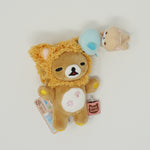 2014 Soft Feel Little Rilakkuma with Mouse Plush - Lazy Cat Theme