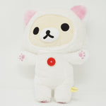 2015 Korilakkuma in White Cat Costume Big Plush - Relaxing Cat Theme Rilakkuma