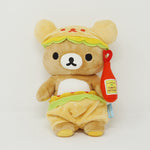 (No Tags) 2012 Rilakkuma Happy Picnic Theme Plush Hamburger (Rilakkuma Store Limited)