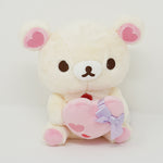 2018 Korilakkuma with Pink Heart and Ribbon  - Soft Heart Theme Rilakkuma - Store Limited