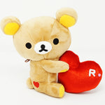 2008 Rilakkuma with Red Heart Plush - Lawson Limited Fall Rilakkuma Fair